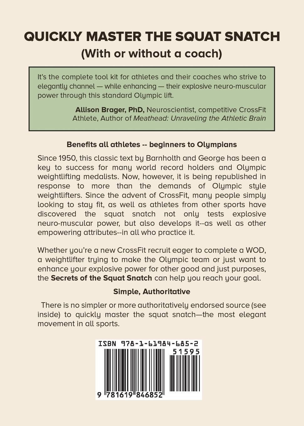 Rückseitencover Secrets of the Squat Snatch