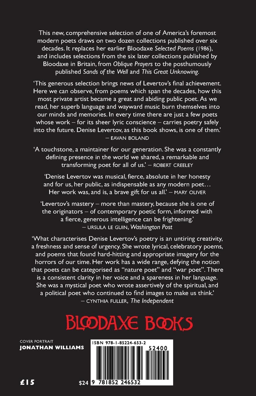 Rückseitencover New Selected Poems