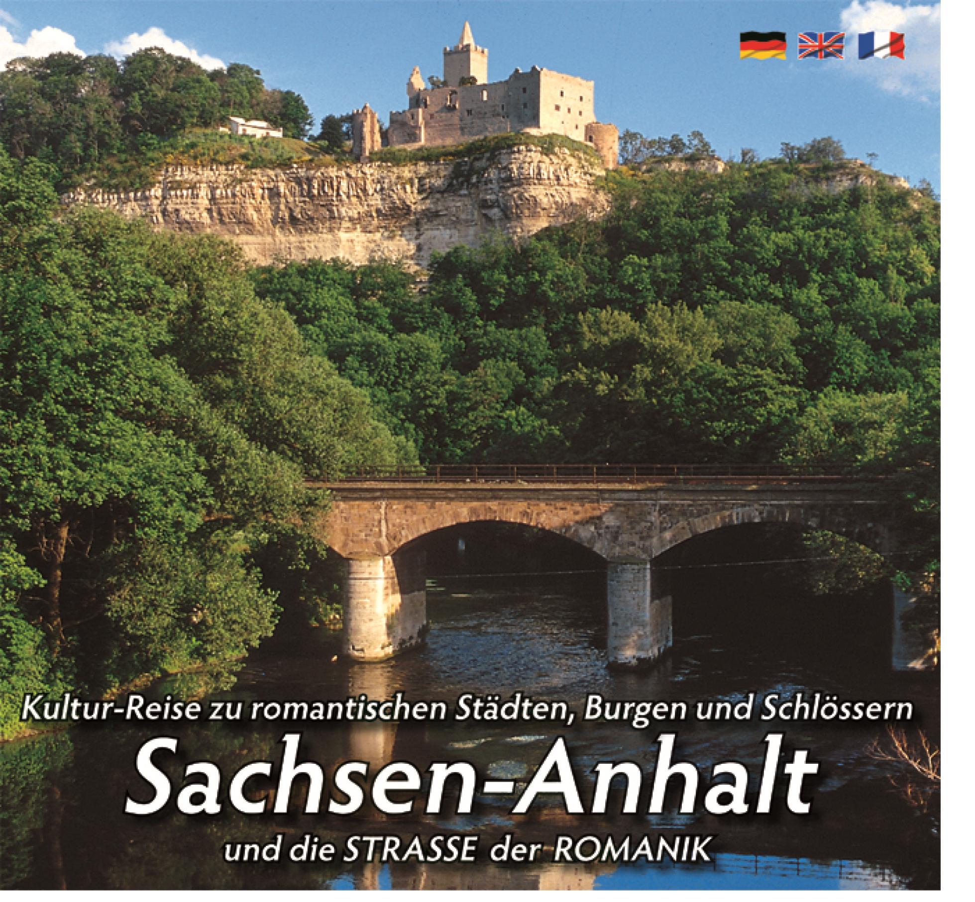 Vorderes Coverbild Mittelalterlicher Burgen- u. Schlösserlandschaft SACHSEN-ANHALT