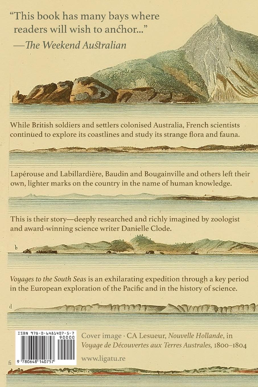 Rückseitencover Voyages to the South Seas