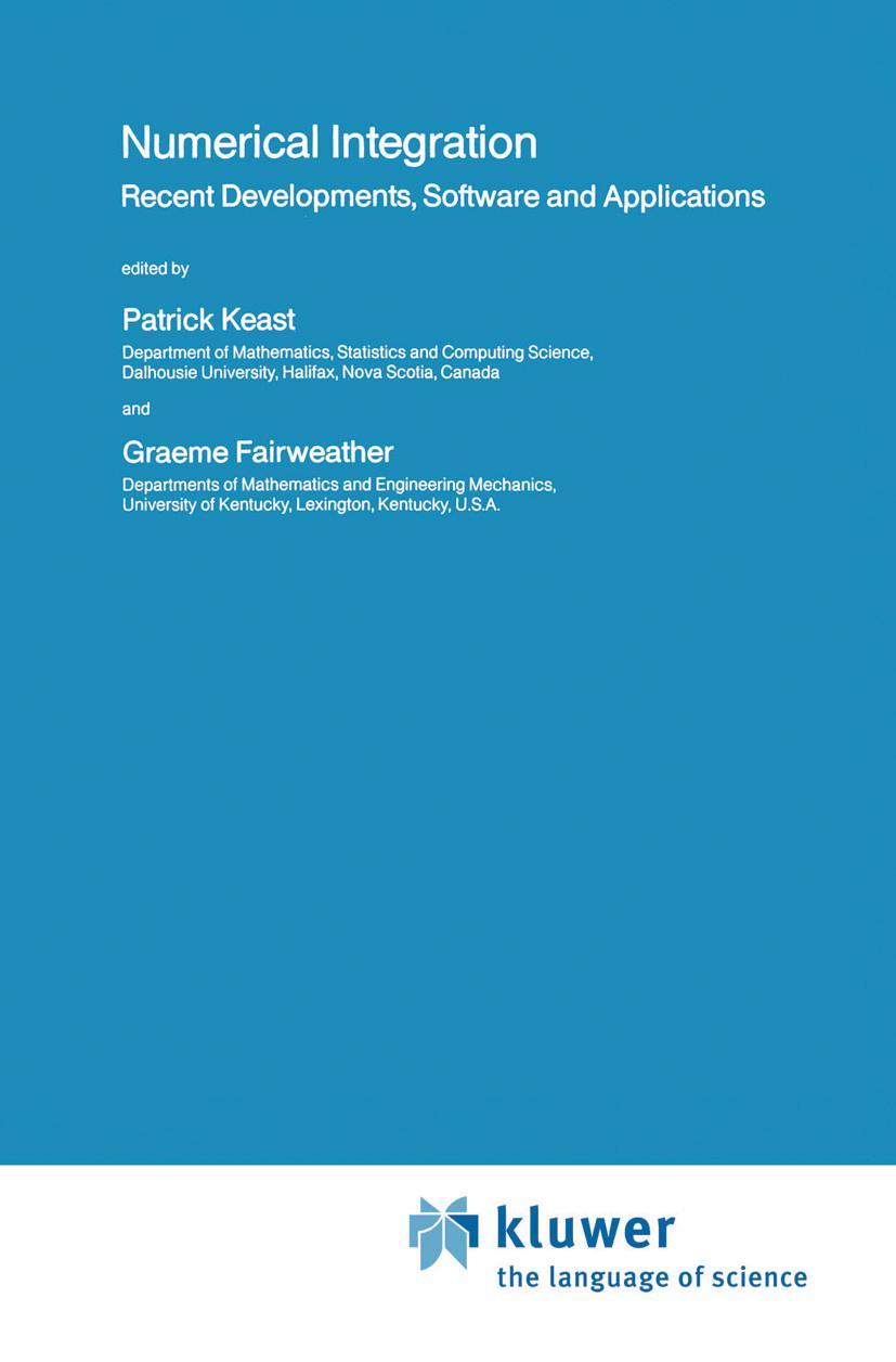 Vorderes Coverbild Numerical Integration