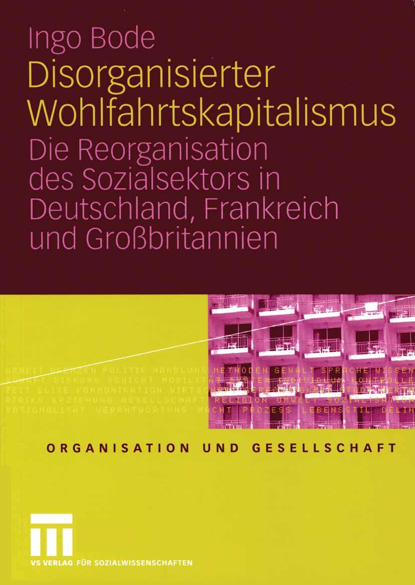 Vorderes Coverbild Disorganisierter Wohlfahrtskapitalismus