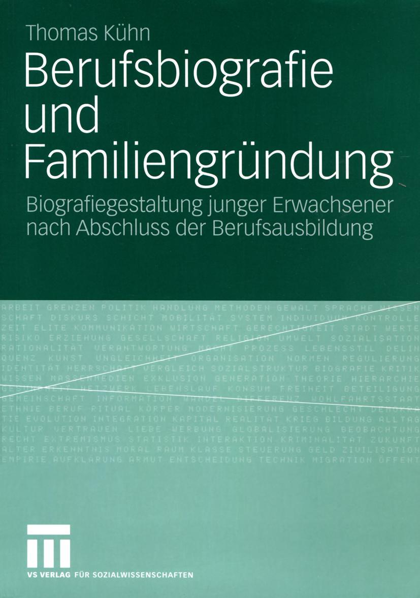 Vorderes Coverbild Berufsbiografie und Familiengründung