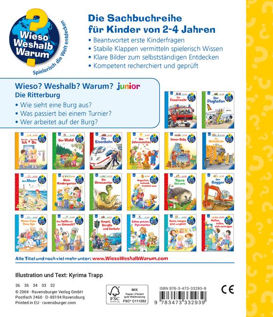 Beispielinhalt (Bild) Wieso? Weshalb? Warum? junior, Band 4: Die Ritterburg