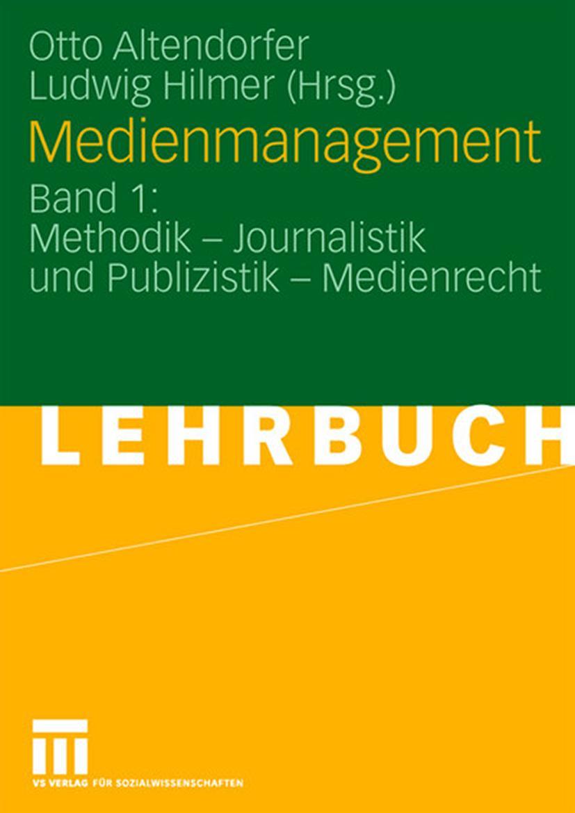 Vorderes Coverbild Medienmanagement