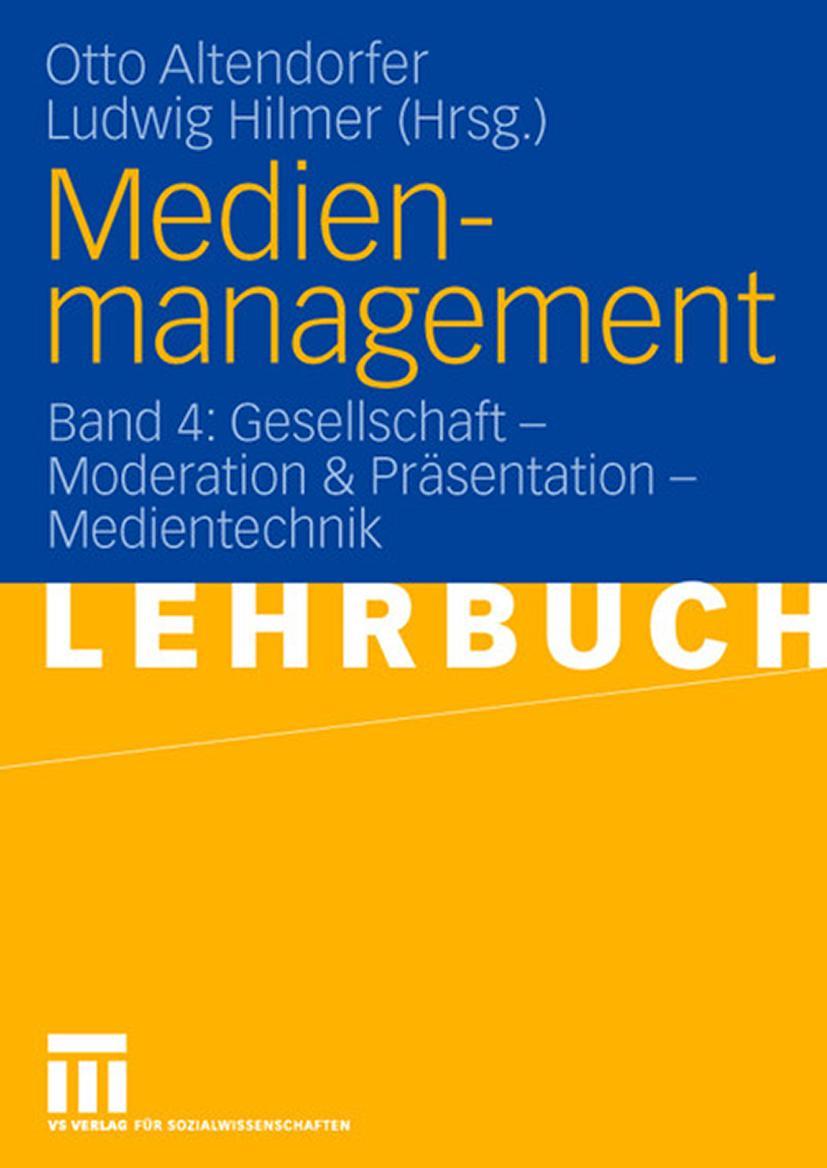Vorderes Coverbild Medienmanagement