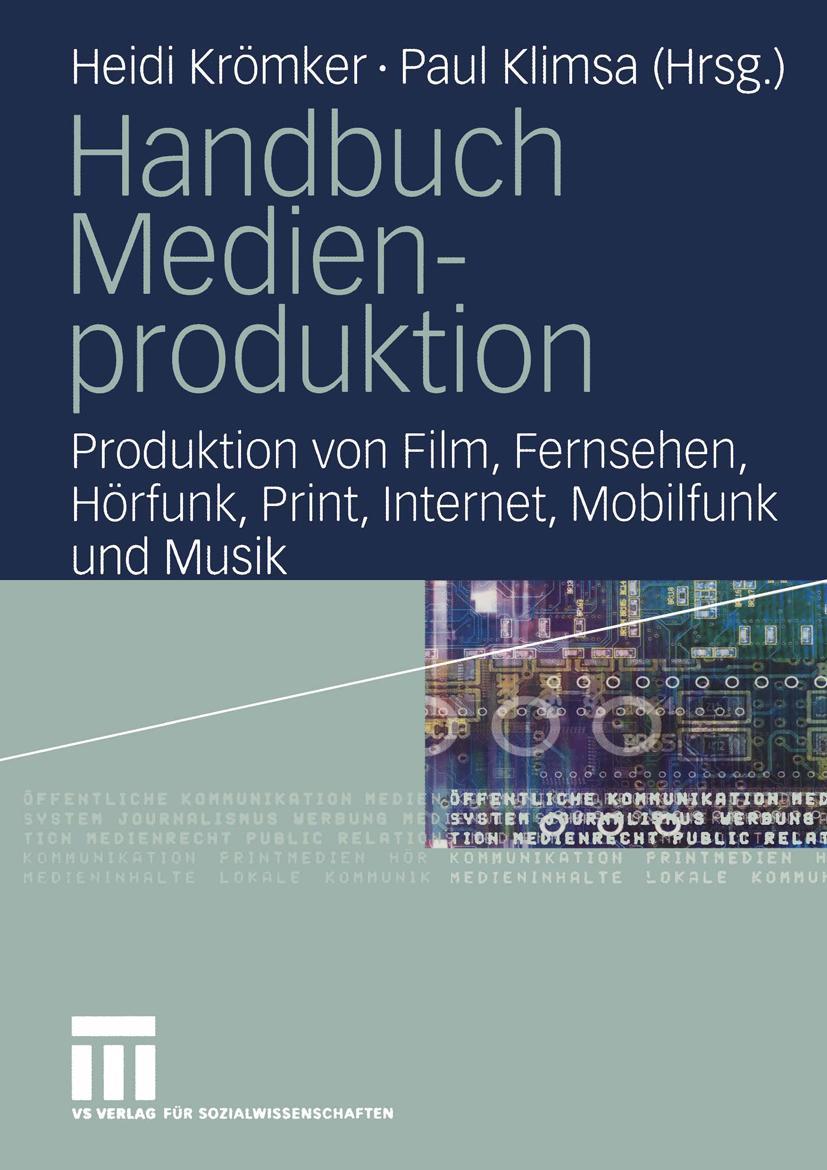 Vorderes Coverbild Handbuch Medienproduktion
