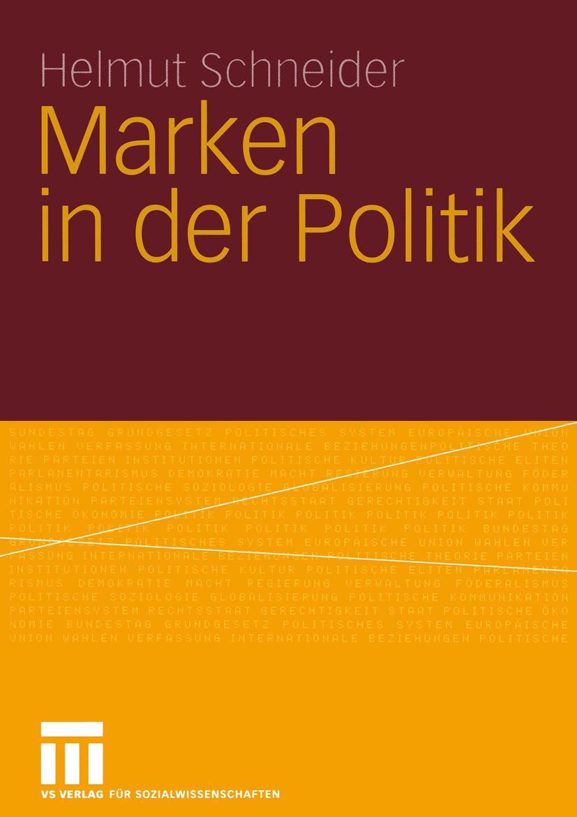 Vorderes Coverbild Marken in der Politik