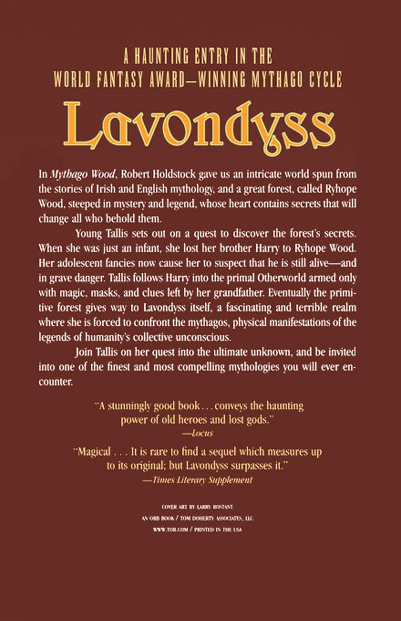 Rückseitencover Lavondyss