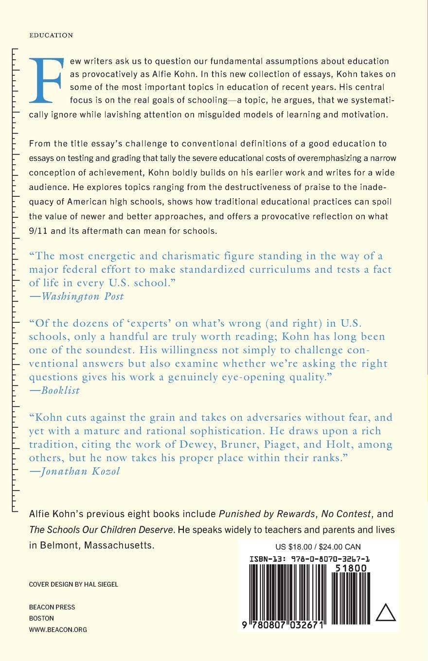 Rückseitencover What Does It Mean to Be Well Educated?