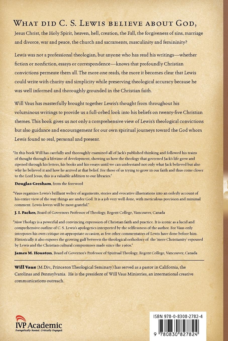 Rückseitencover Mere Theology