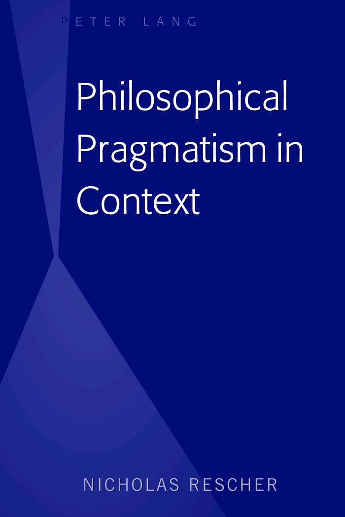Vorderes Coverbild Philosophical Pragmatism in Context