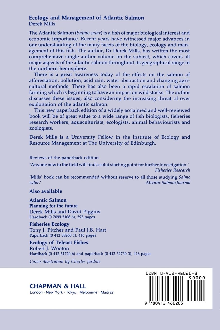 Rückseitencover Ecology and Management of Atlantic Salmon