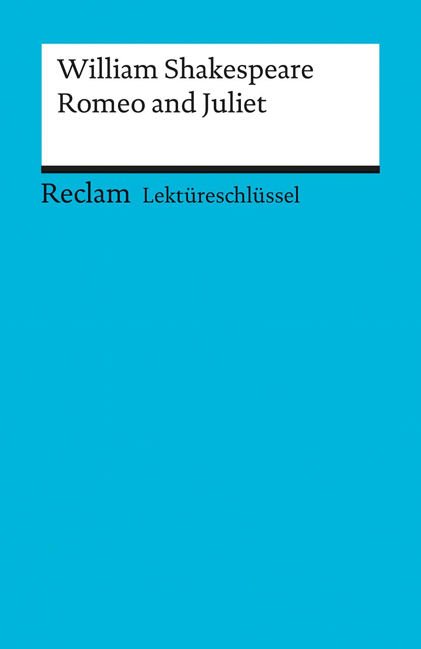 Vorderes Coverbild Romeo und Juliet. Lektüreschlüssel für Schüler