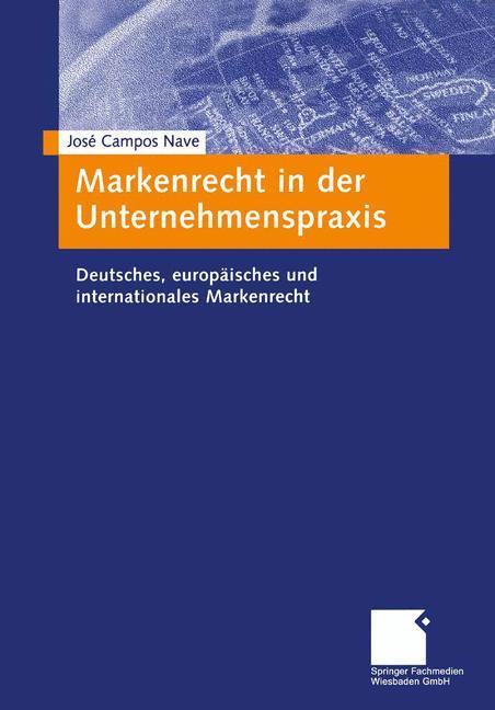 Vorderes Coverbild Markenrecht in der Unternehmenspraxis