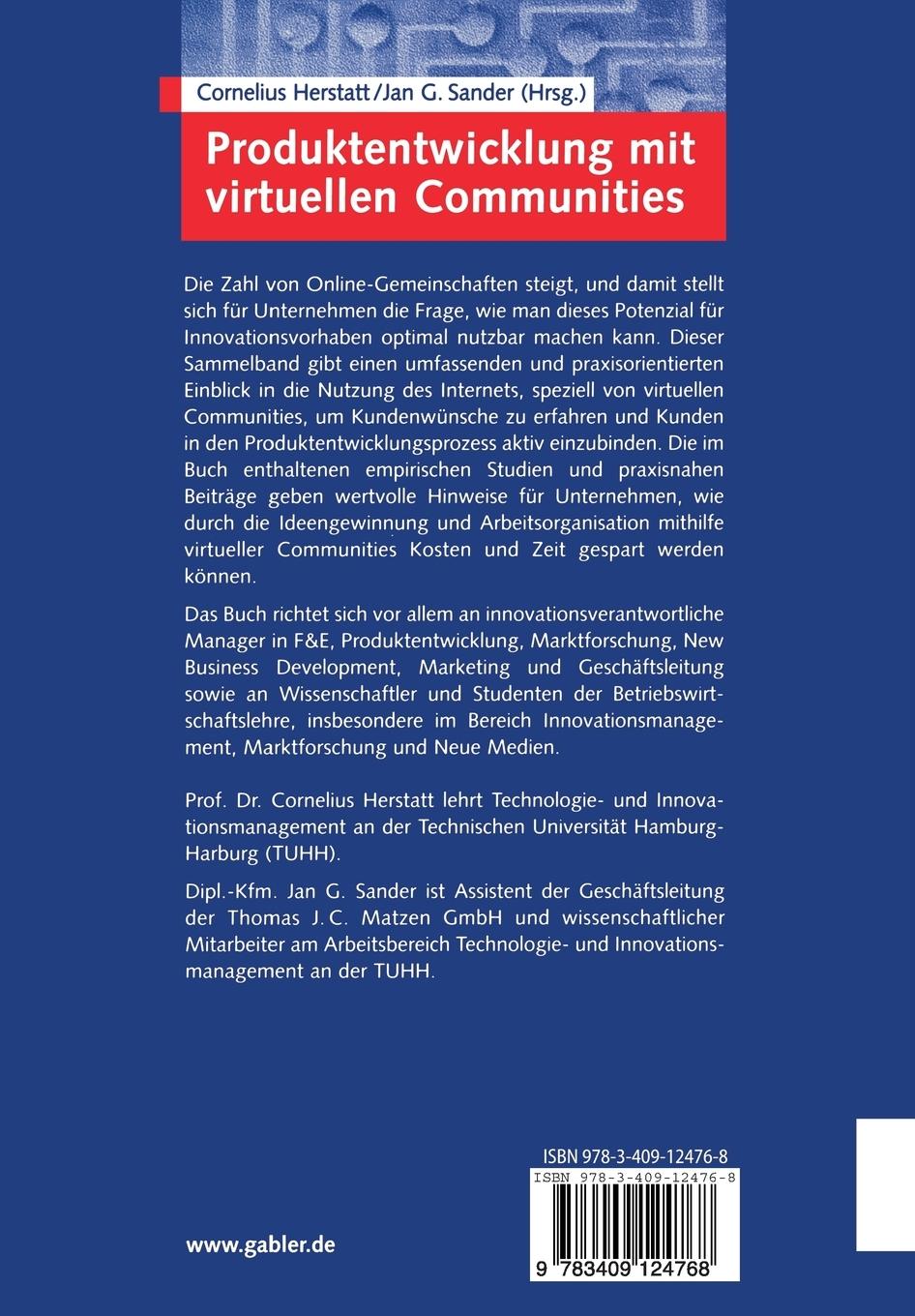 Rückseitencover Produktentwicklung mit virtuellen Communities