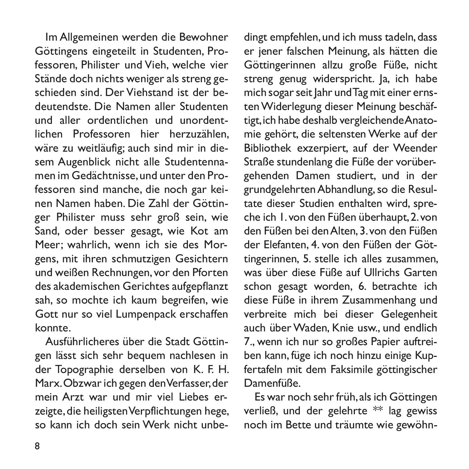 Beispielinhalt (Bild) Die Harzreise