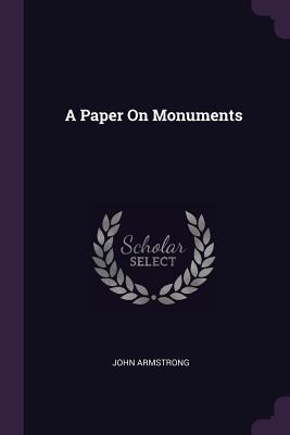 Vorderes Coverbild A Paper On Monuments