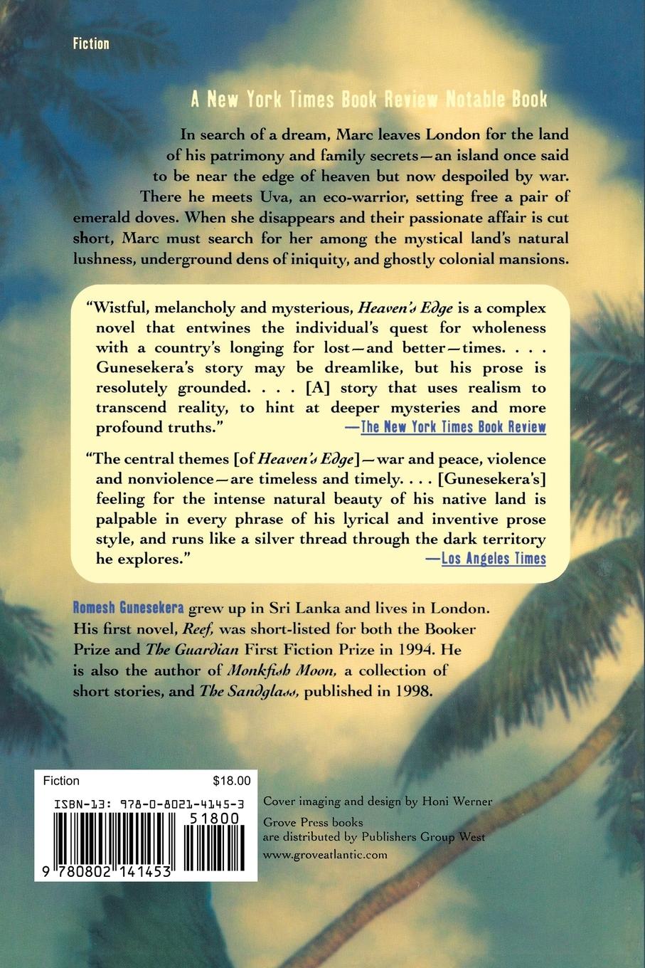 Rückseitencover Heaven's Edge