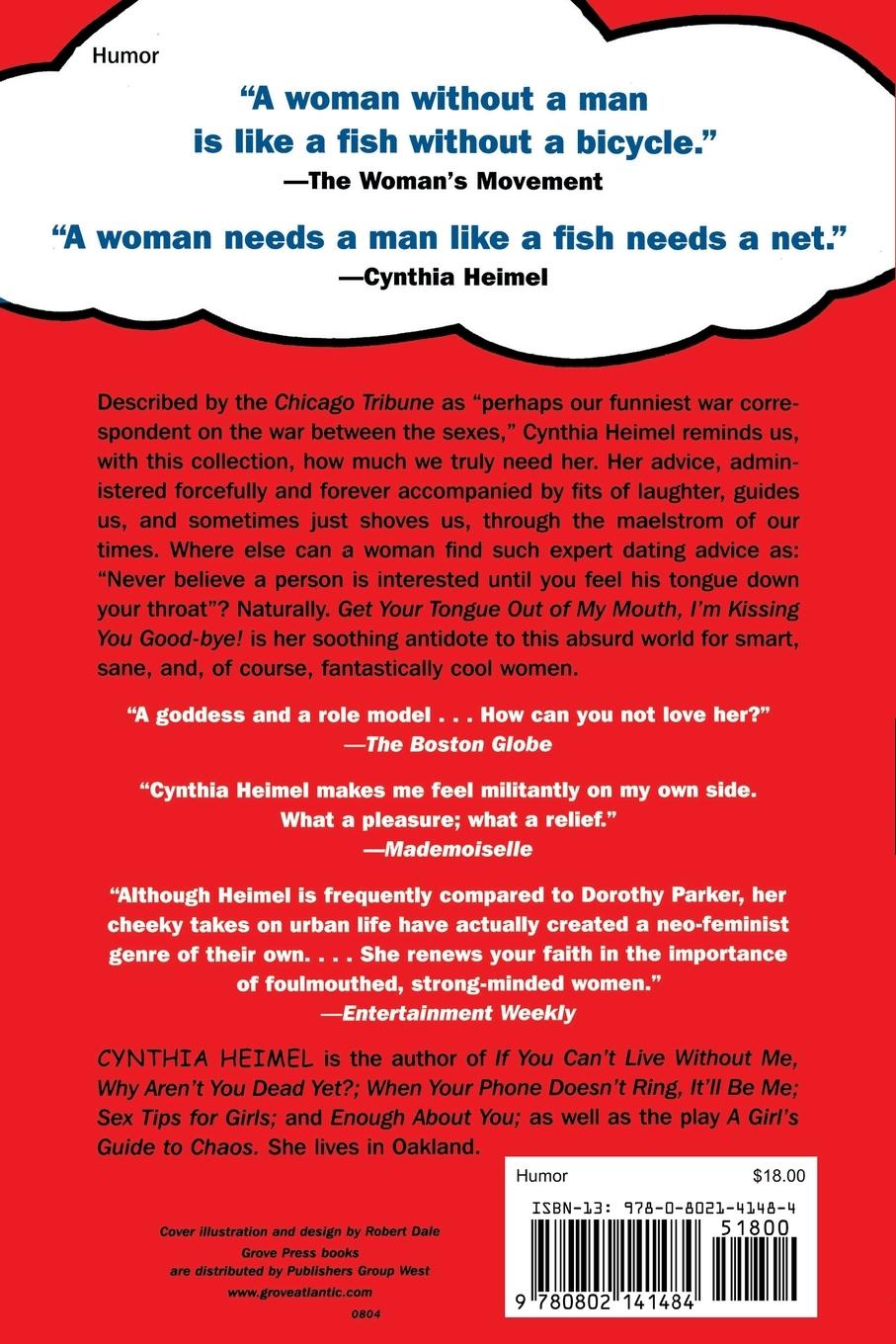 Rückseitencover Get Your Tongue Out of My Mouth, I'm Kissing You Good-Bye