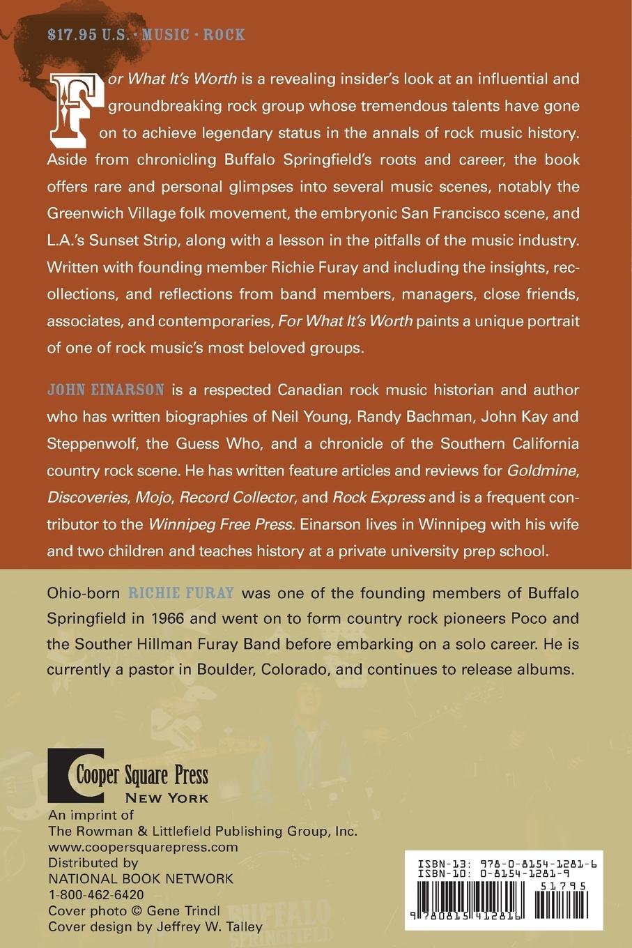 Rückseitencover For What It's Worth