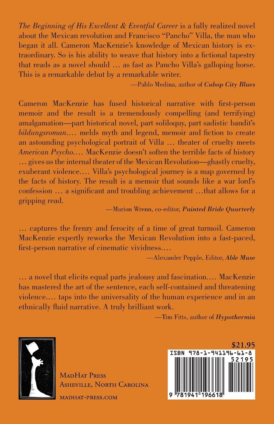 Rückseitencover The Beginning of His Excellent and Eventful Career