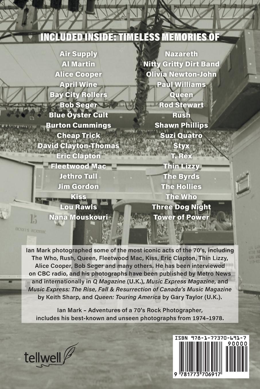 Rückseitencover Adventures of a 70's Rock Photographer