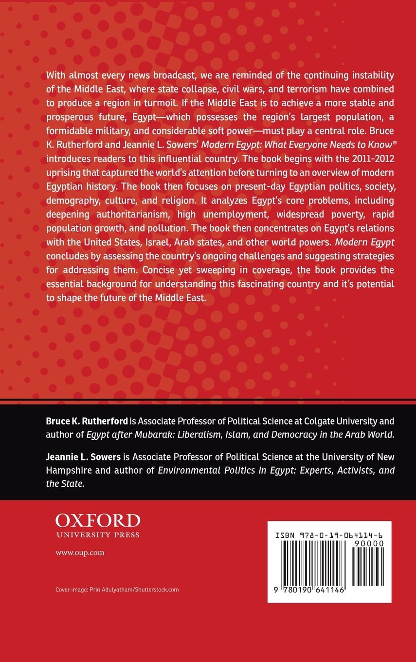 Rückseitencover Modern Egypt