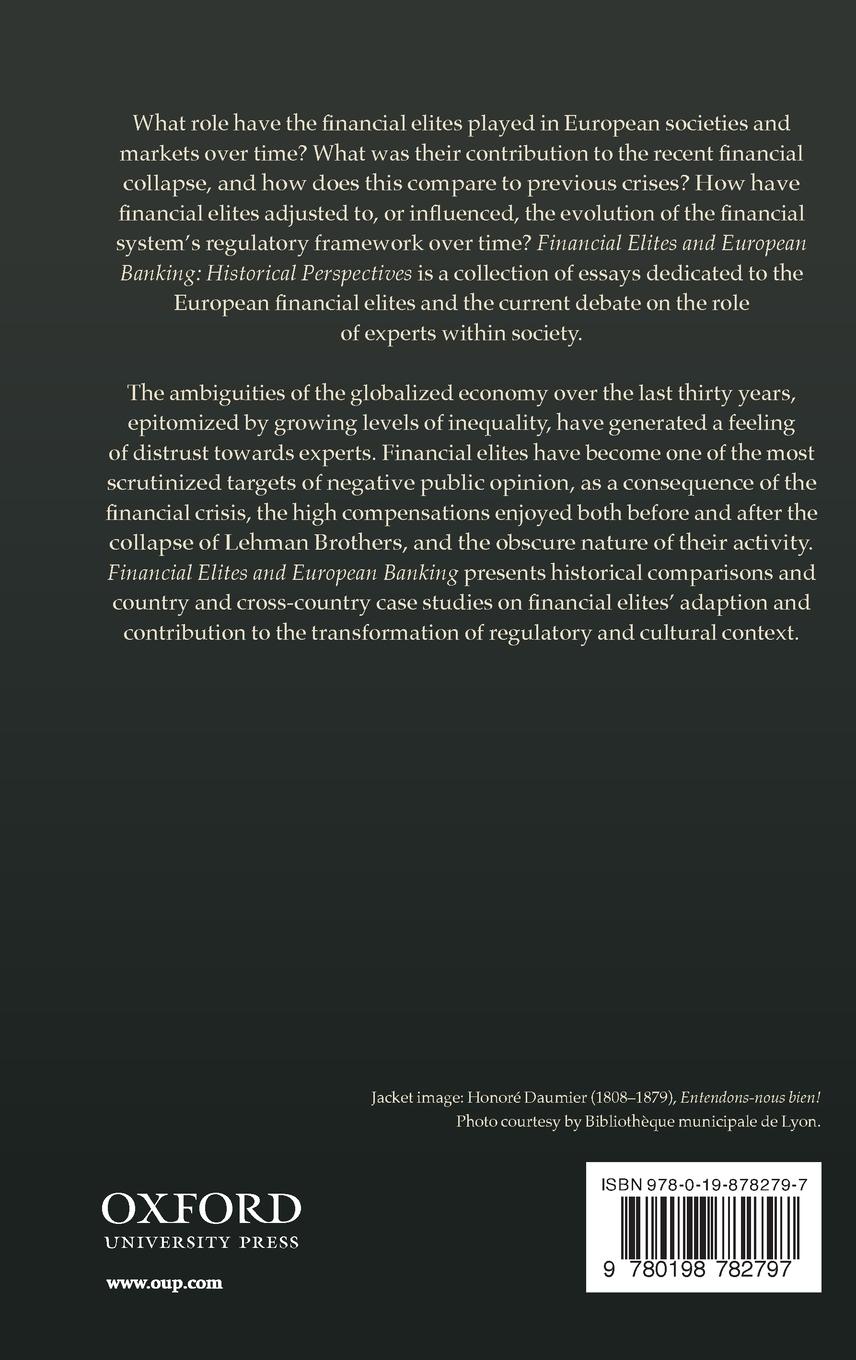 Rückseitencover Financial Elites and European Banking
