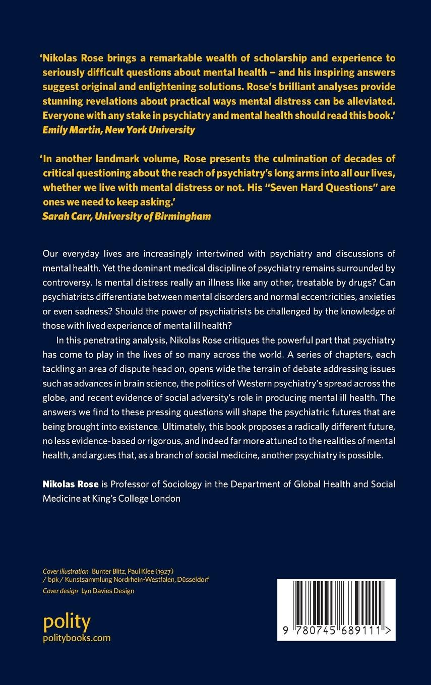 Rückseitencover Our Psychiatric Future