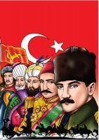 Vorderes Coverbild Sanli Türk Devletleri Hun Imparatorlugundan Türkiye Cumhuriyetine