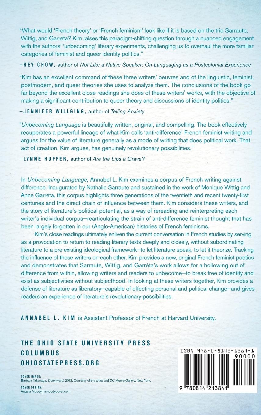 Rückseitencover Unbecoming Language