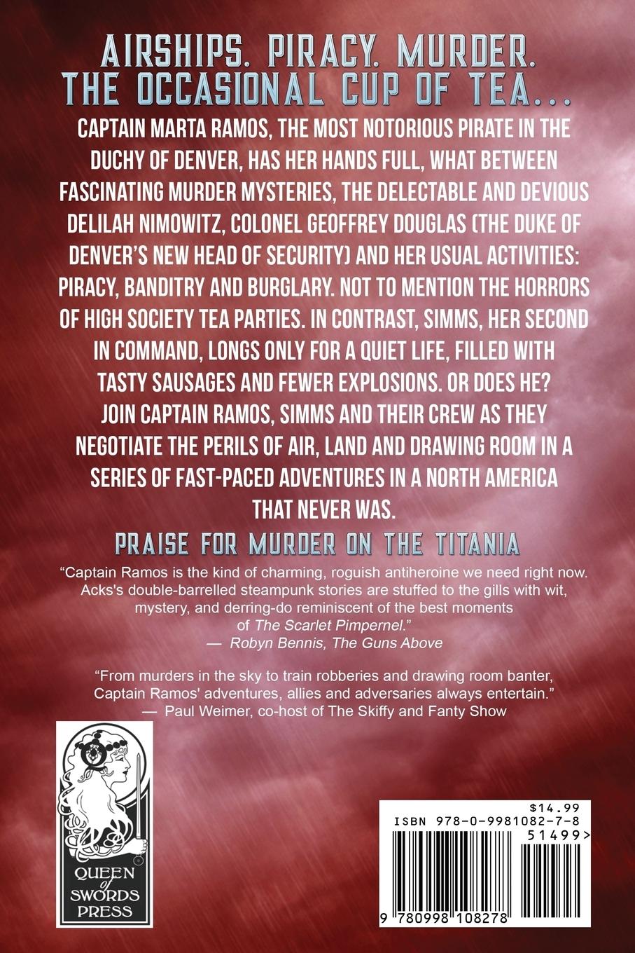 Rückseitencover Murder on the Titania and Other Steam-Powered Adventures