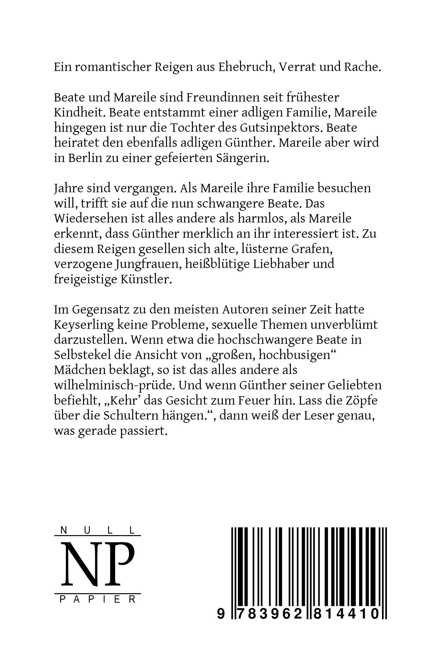 Rückseitencover Beate und Mareile