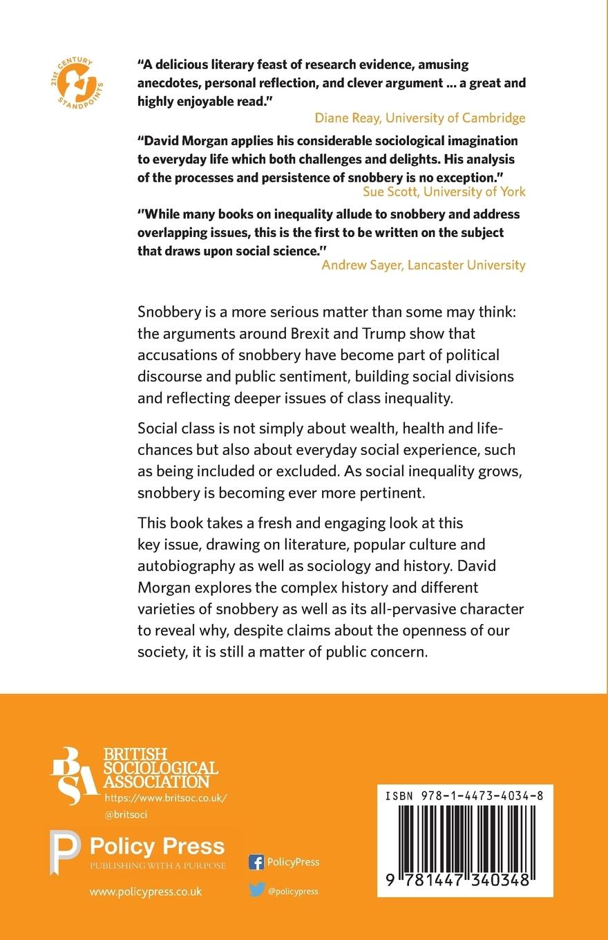 Rückseitencover Snobbery
