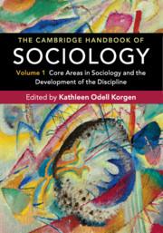 Vorderes Coverbild The Cambridge Handbook of Sociology