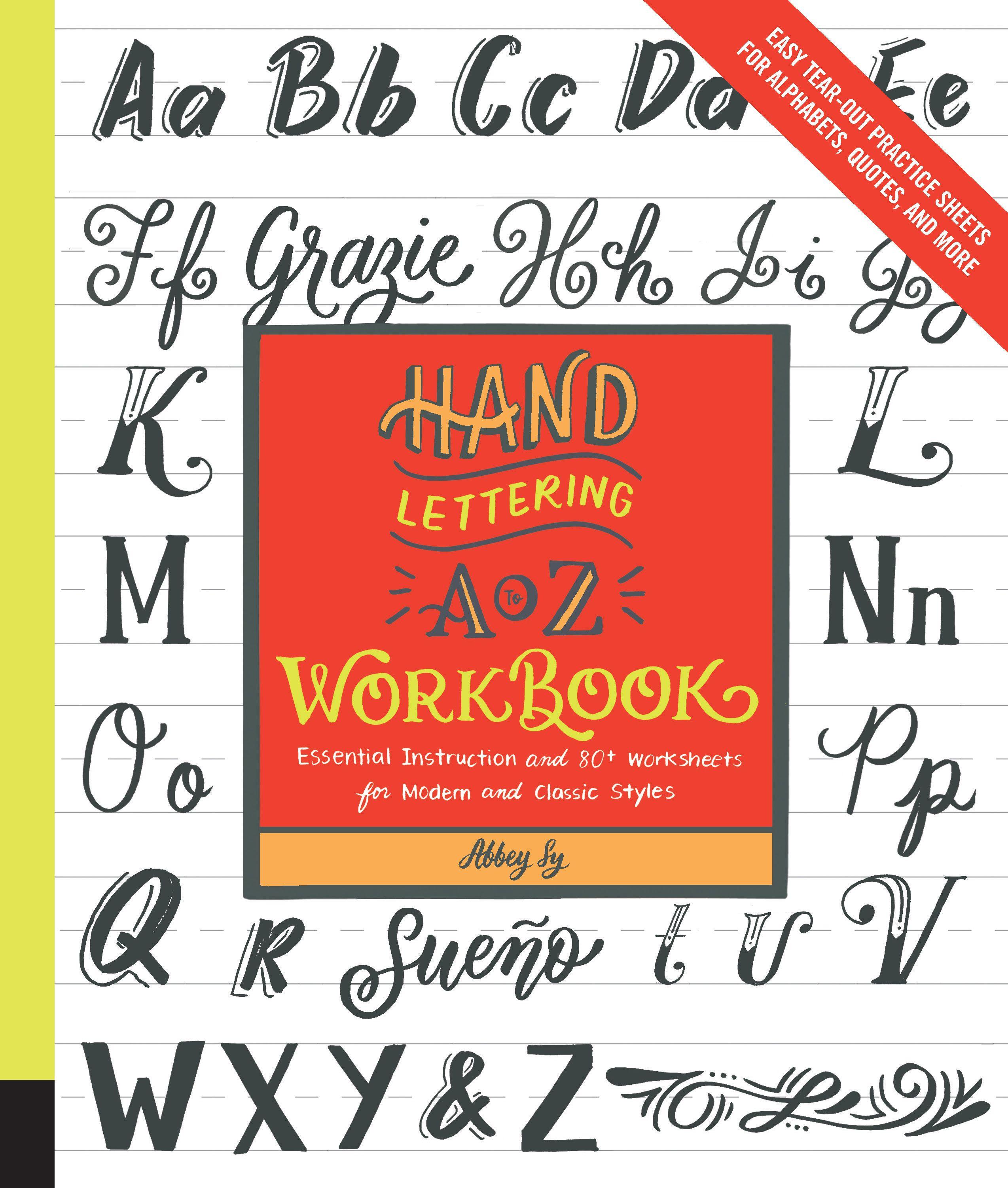 Vorderes Coverbild Hand Lettering A to Z Workbook