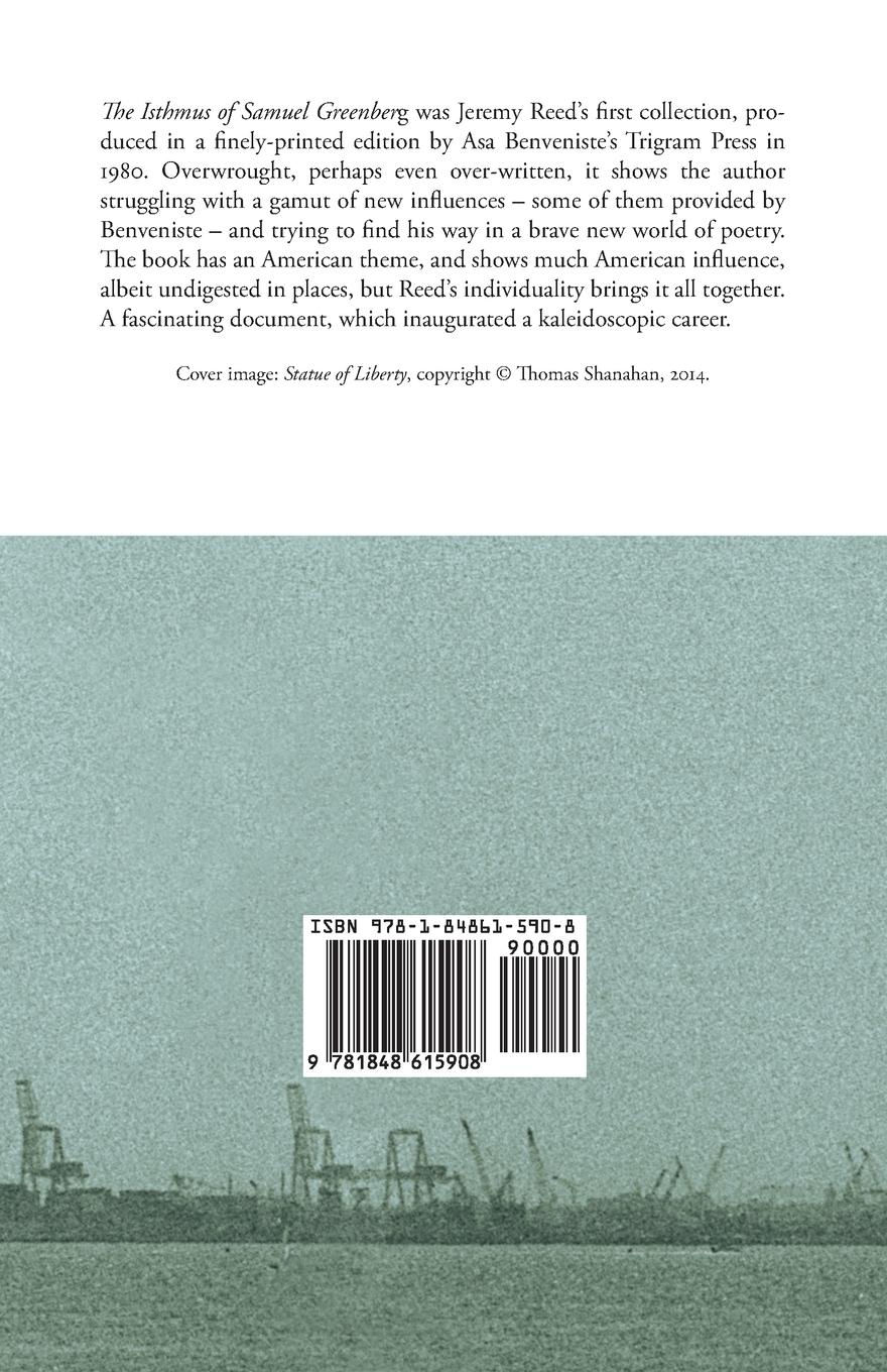 Rückseitencover The Isthmus of Samuel Greenberg