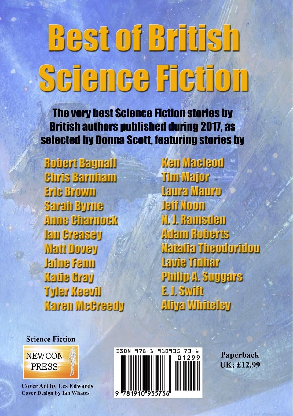 Rückseitencover Best of British Science Fiction 2017