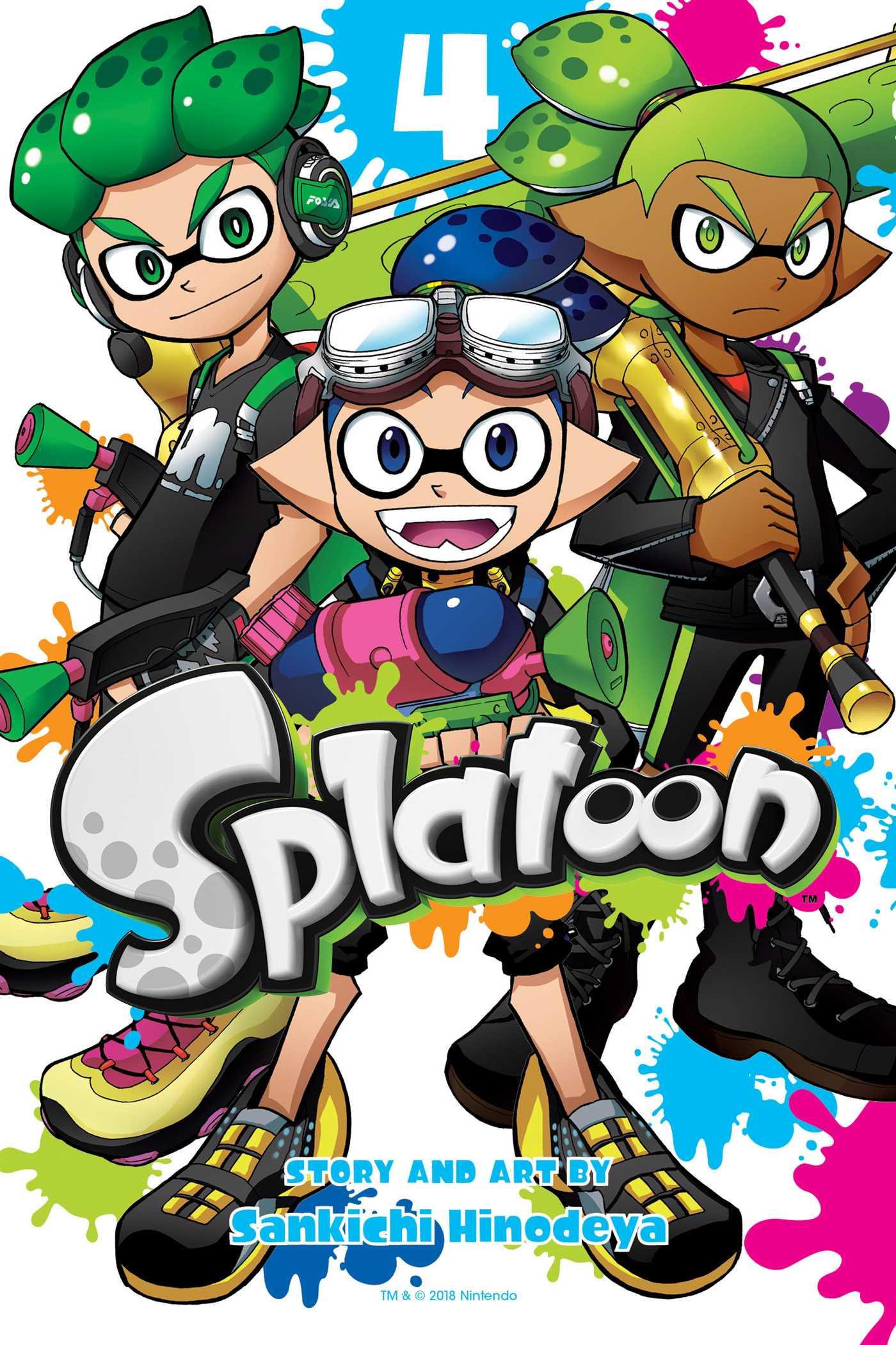 Vorderes Coverbild Splatoon, Vol. 4