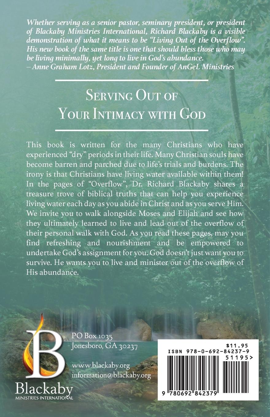 Rückseitencover Living Out of the Overflow