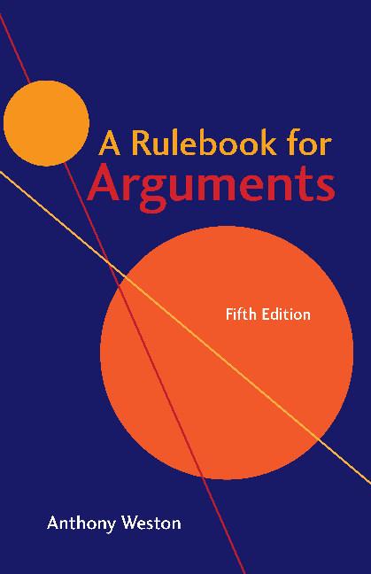 Vorderes Coverbild A Rulebook for Arguments