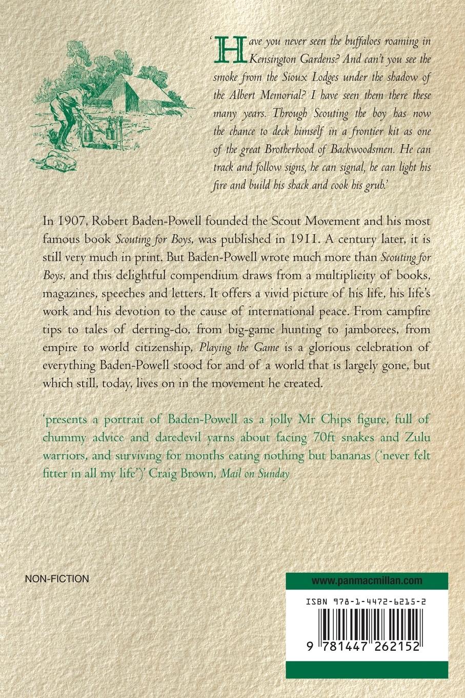 Rückseitencover Playing the Game