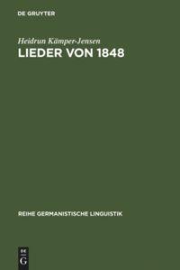 Vorderes Coverbild Lieder von 1848