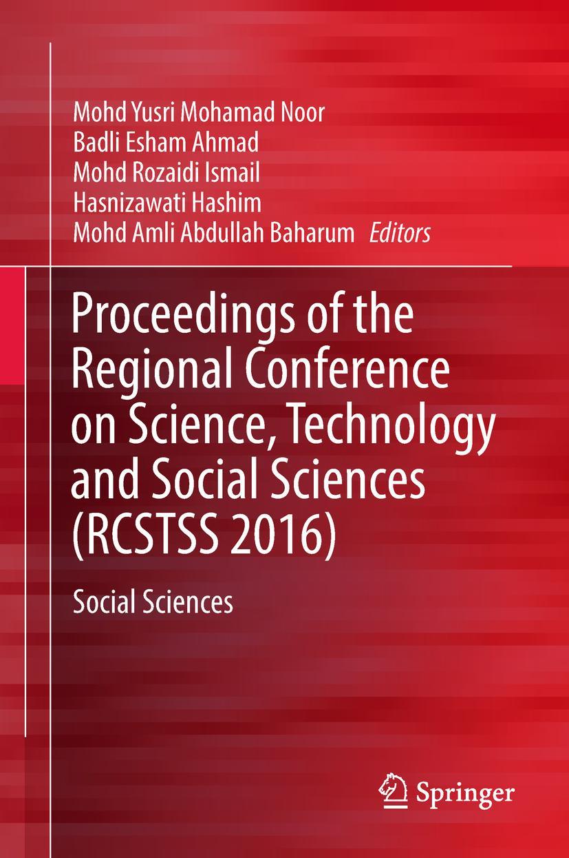 Vorderes Coverbild Proceedings of the Regional Conference on Science, Technology and Social Sciences (RCSTSS 2016)
