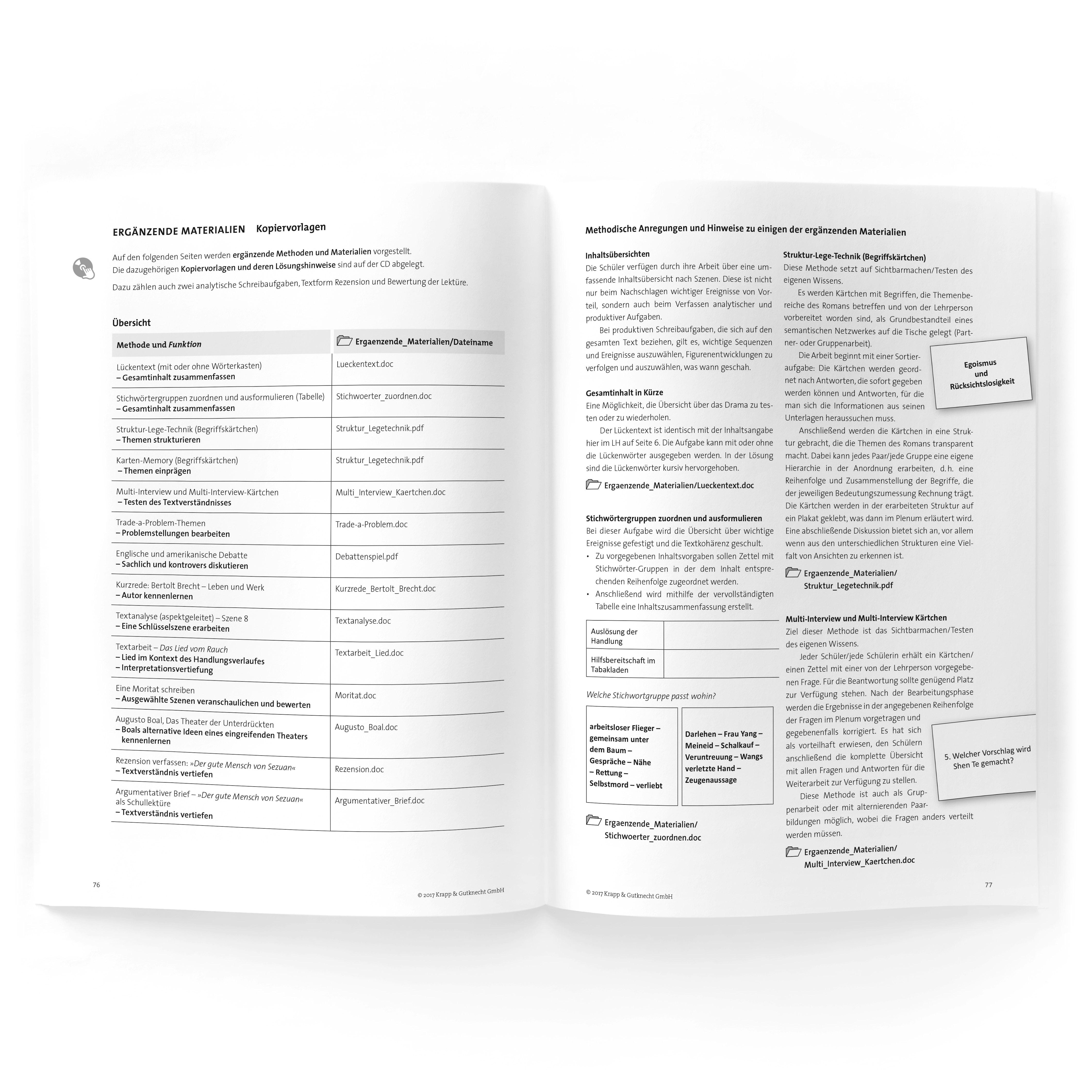 Beispielinhalt (Bild) Der gute Mensch von Sezuan - Bertolt Brecht