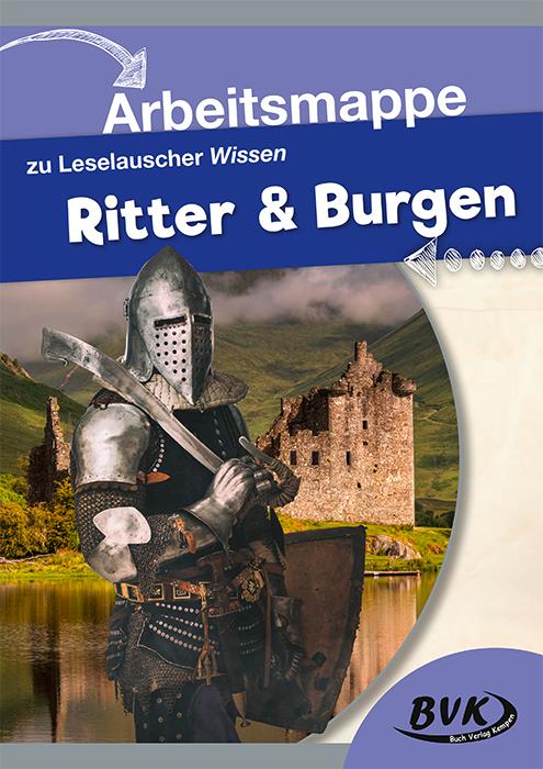 Vorderes Coverbild Leselauscher Wissen "Ritter & Burgen" Arbeitsmappe