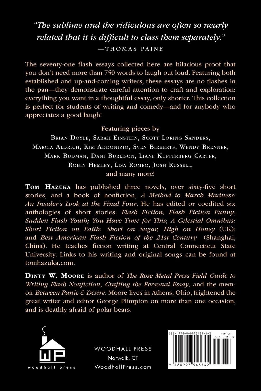 Rückseitencover Flash Nonfiction Funny