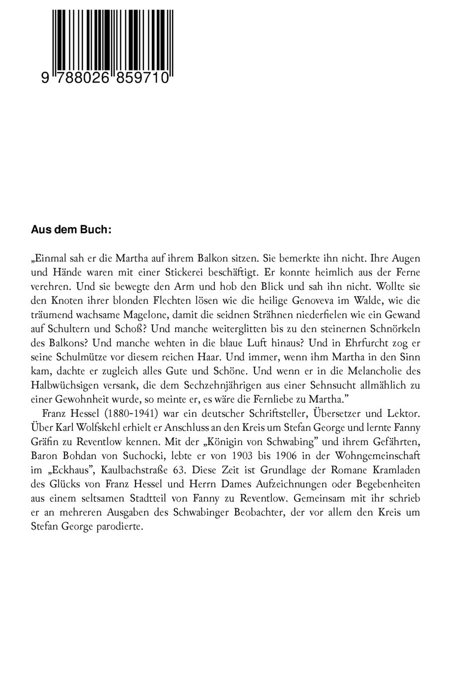 Rückseitencover Der Kramladen des Glücks