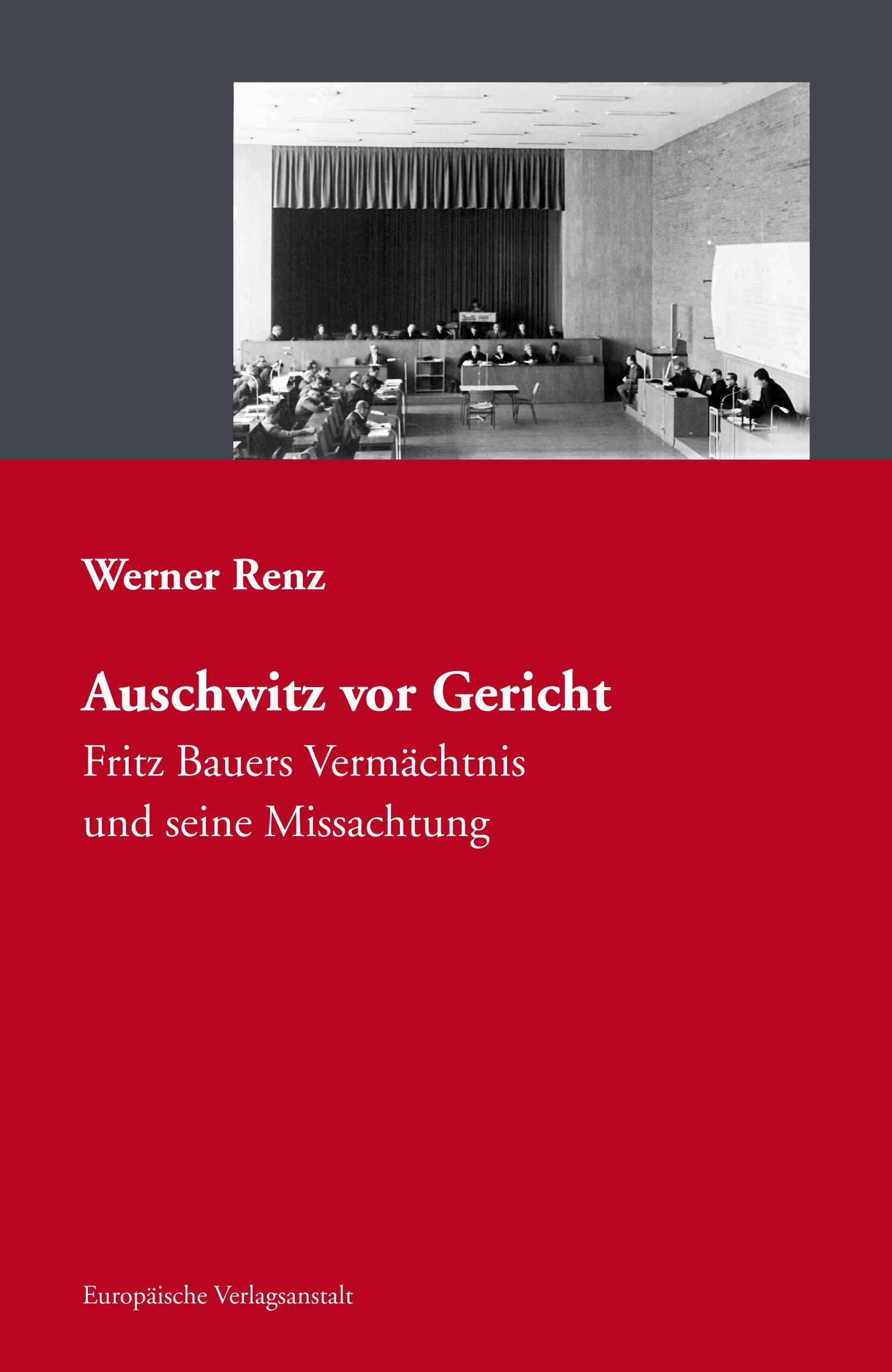 Vorderes Coverbild Auschwitz vor Gericht